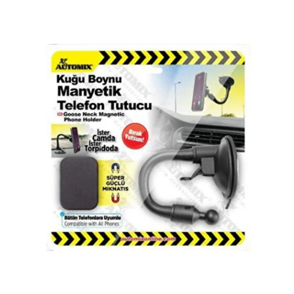 TELEFON TUTUCU KUGU BOYNU MANYETIK VANTUZLU