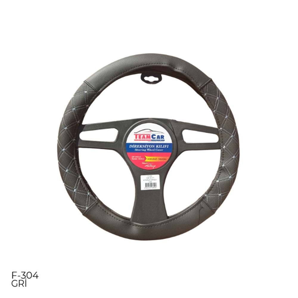 DIREKSIYON KILIFI POSETLI GECME 38CM 4 PARCA NAKISLI GRI