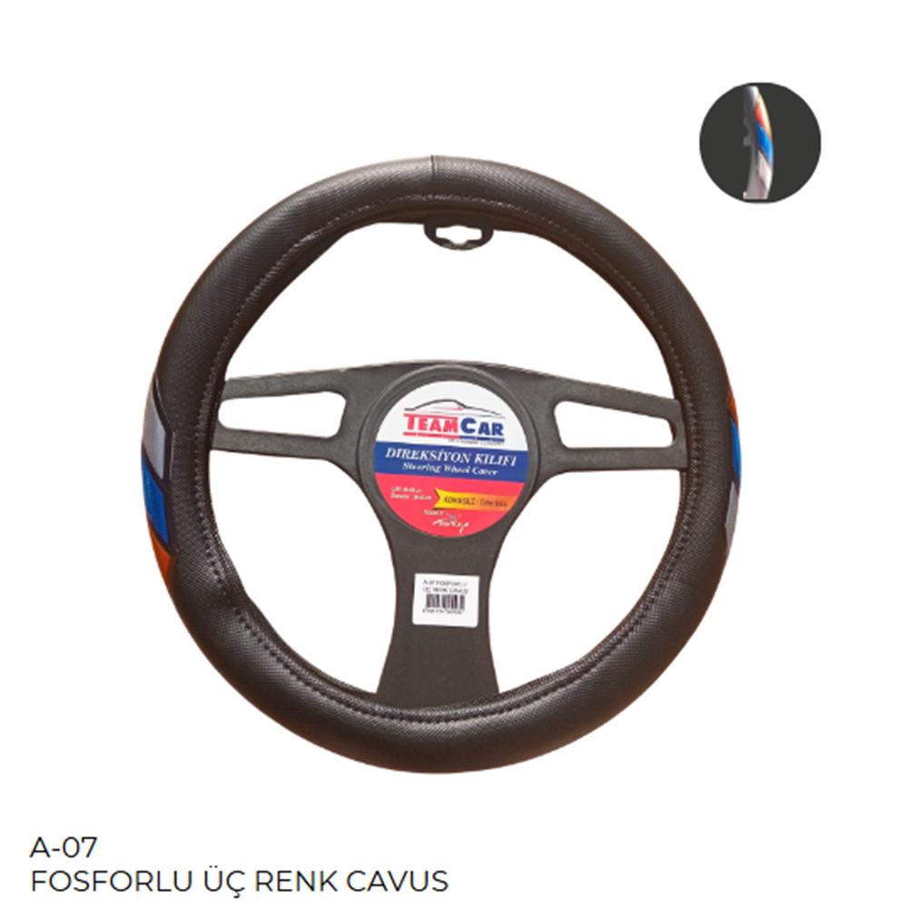 DIREKSIYON KILIFI POSETLI GECME 38CM FOSFORLU CAVUS 3 RENK