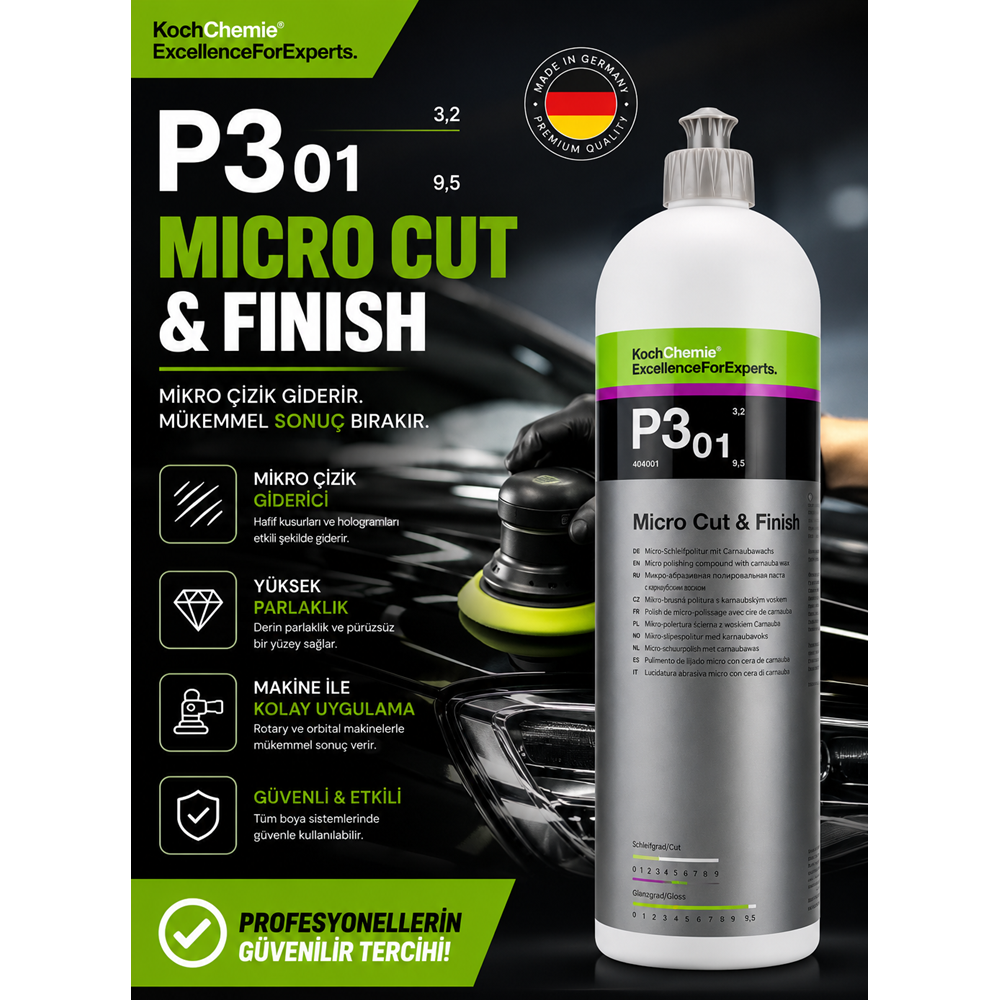 KOCH CHEMI P3 01 MICRO CUT FINISH