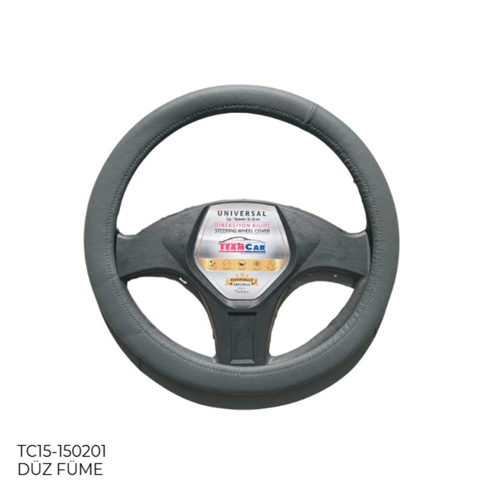 DIREKSIYON KILIFI POSETLI GECME 38CM DUZ FUME