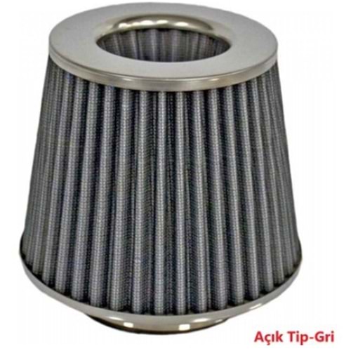 HAVA FILTRESI TUNING 2 APARATLI KROM GRI