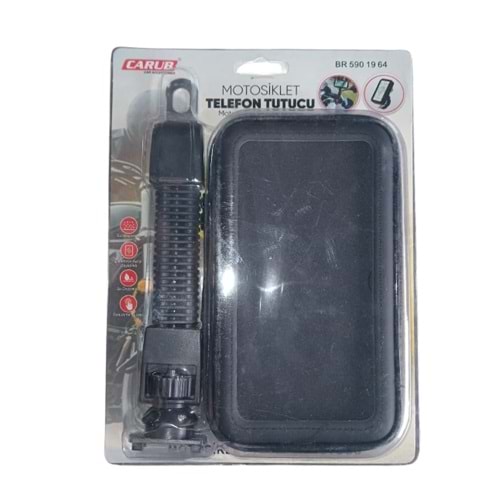 MOTOSIKLET TELEFON TUTUCU DERI FERMUARLI 18X10CM