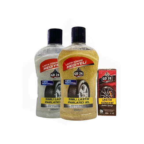 GD-24 SIMLI LASTIK TEMIZLEYICI JEL SÜNGER HEDIYELI 500 ML
