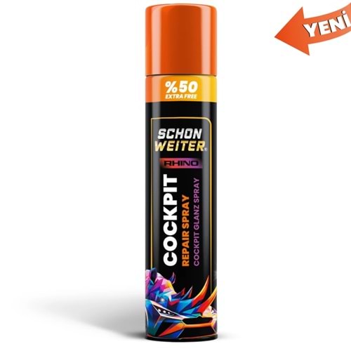Schön Weiter Torpido Parlatıcı Yenileyici Sprey Cockpit Repair Spray [RHINO] 750Ml