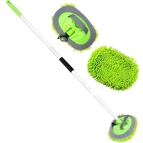 HGV İtal Araç Yıkama Peluş Makarna Oto Mop 140cm