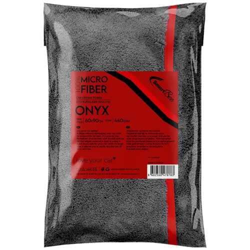 ONYX 440GSM Anthracite Microfiber Auto Drying Towel 60x90cm BIAS - SMB210
