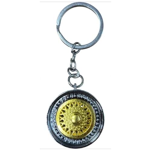 ANAHTARLIK BRONZ METAL GOLD PASLANMAZ JANT