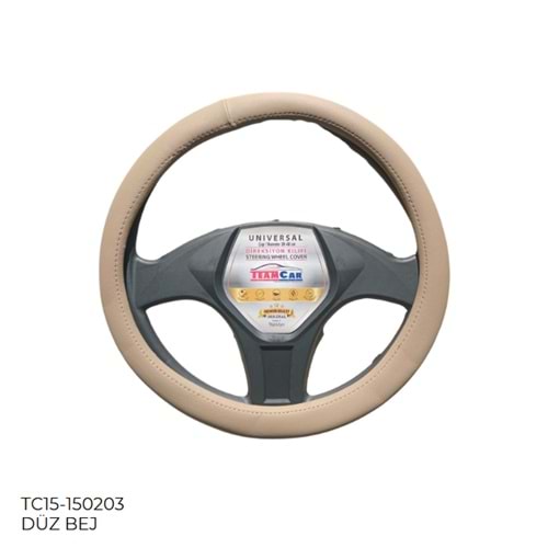 DIREKSIYON KILIFI POSETLI GECME 38CM DUZ BEJ