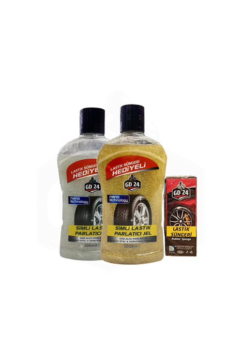 GD-24 SIMLI LASTIK TEMIZLEYICI JEL SÜNGER HEDIYELI 500 ML