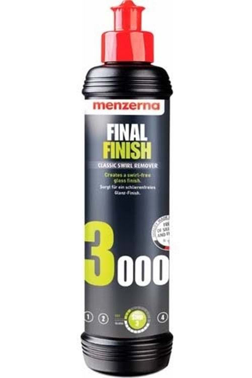 MENZERNA 3000 SUPER FINISH HARE GİDERİCİ 250 ML