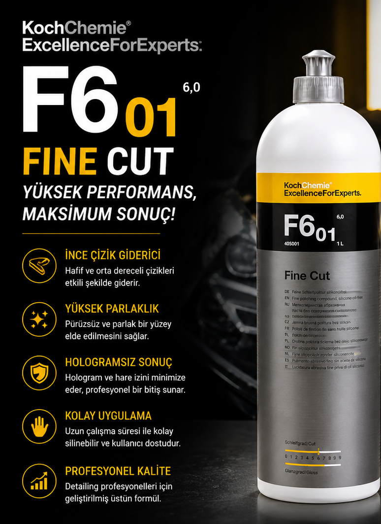 KOCH CHEMI F6 01 İNCE ÇİZİK HARE GİDERİCİ