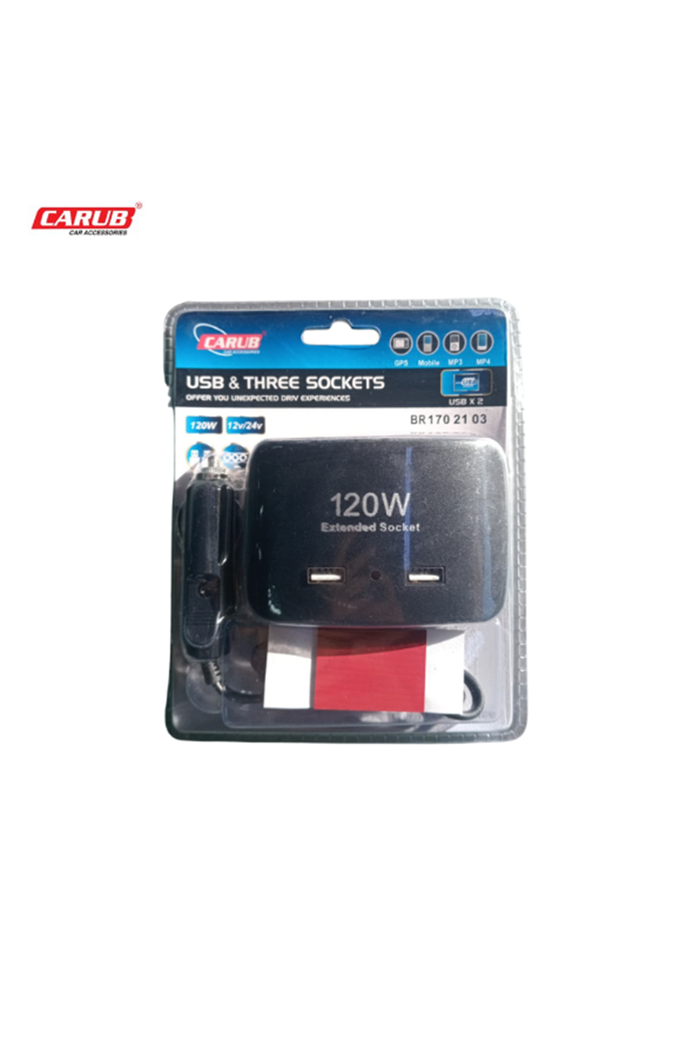 CAKMAK SOKETI 12V KABLOLU 3 LU USB LI