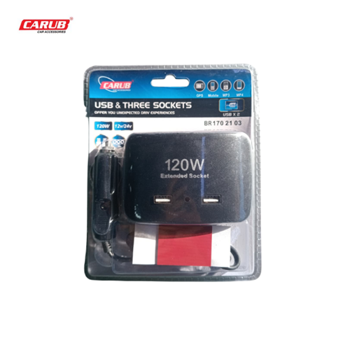 CAKMAK SOKETI 12V KABLOLU 3 LU USB LI