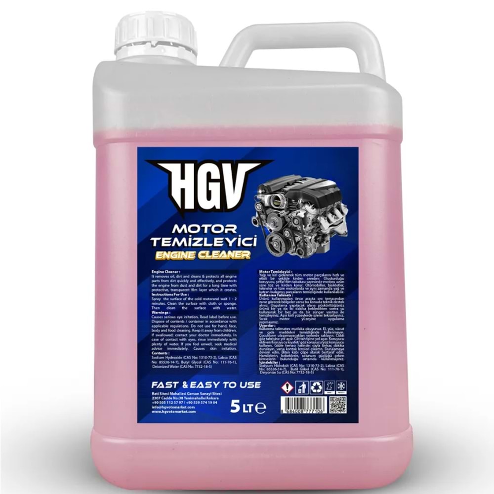 HGV Motor Temizleyici 5Lt