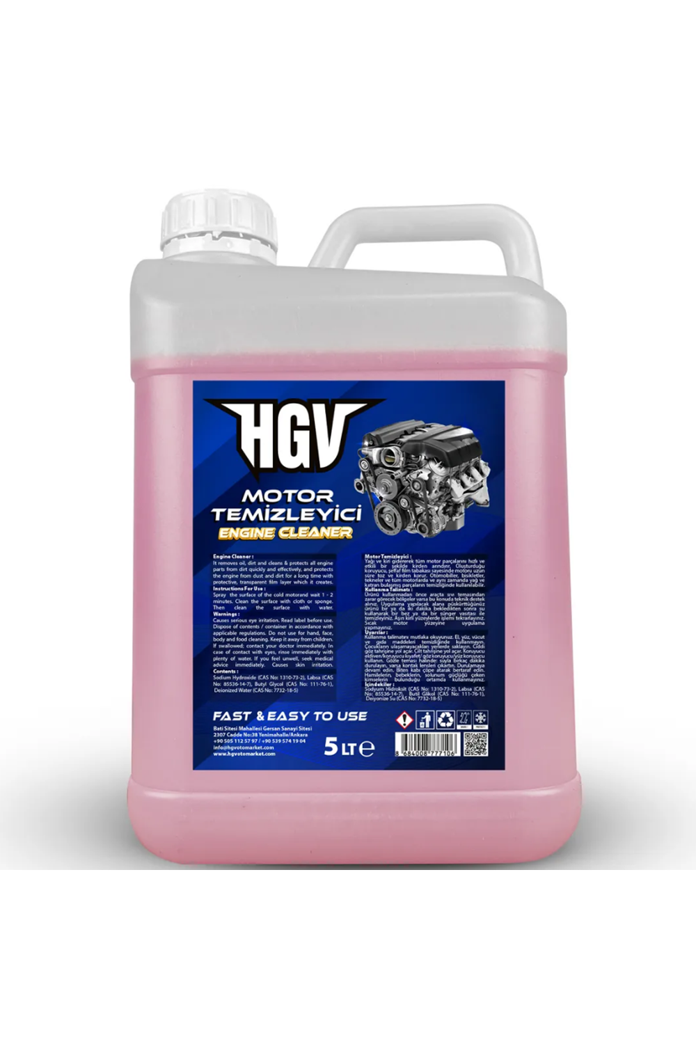HGV Motor Temizleyici 5Lt