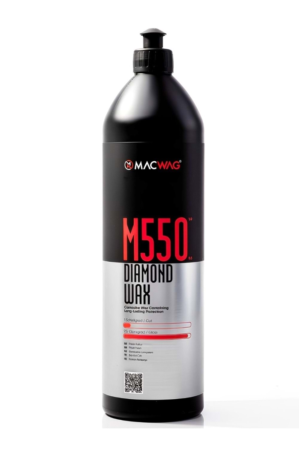 MACWAG M.550 DIAMOND WAX (Boya Koruma Cilası - Yüksek Parlaklık ve Su İticilik)1 Lt