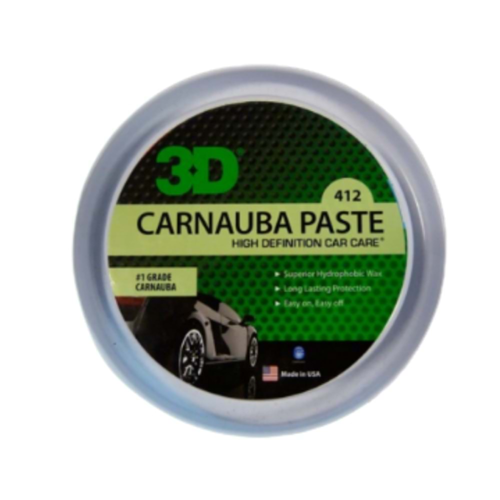 3D CARNAUBA 412 PASTE & PASTA CILA 0.33 LT.