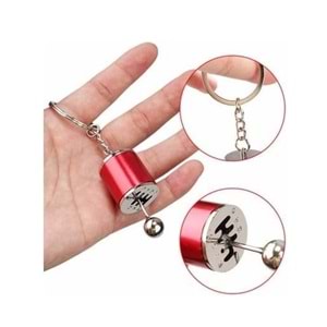 ANAHTARLIK BRONZ METAL KIRMIZI VITES TOPUZU